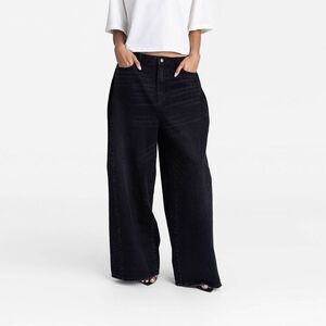 KBB by Kahlana -  Women's Low-Rise Wide Leg 'The Rach Black
